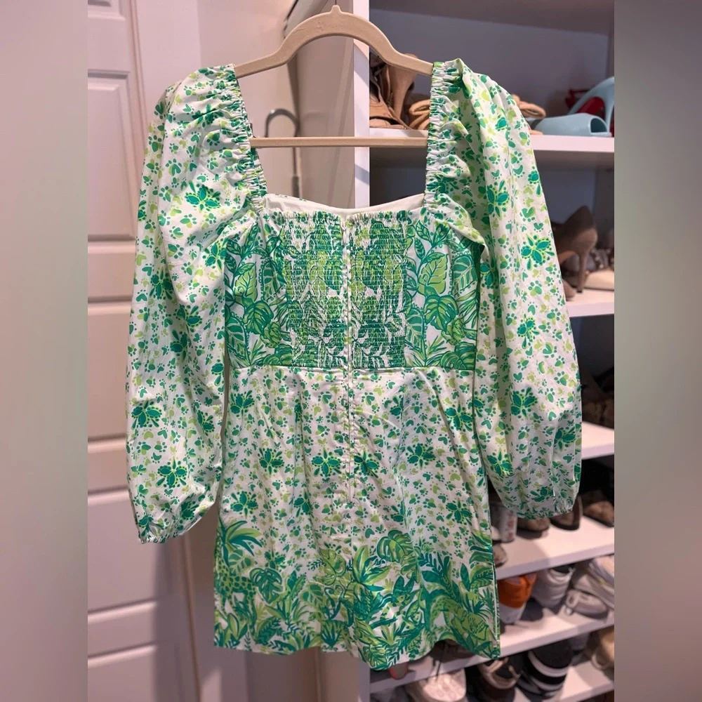 Lilly Pulitzer Esteli Romper sz 0 - Picture 3 of 5